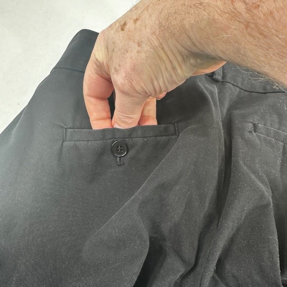 Talbots Women's Sz 4 Pant Signature Dress Slacks Two Back Pockets Black Preowned - Picture 13 of 14